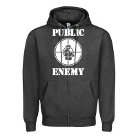 Charcoal Heather Hip hop group Zipper Hoodie - StudioElite
