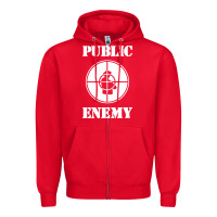 Red Hip hop group Zipper Hoodie - StudioElite