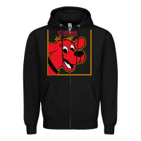 Black clifford the big red dog Zipper Hoodie - StudioElite