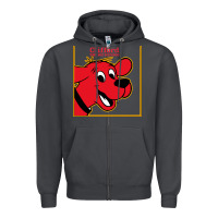 Smoke clifford the big red dog Zipper Hoodie - StudioElite