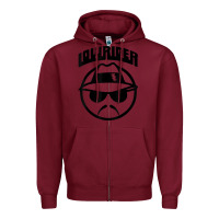 Burgundy LOWRIDER T SHIRT Zipper Hoodie - StudioElite