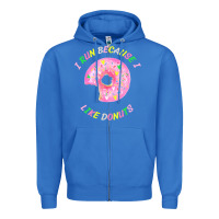 True Royal i run because i like donuts Zipper Hoodie - StudioElite