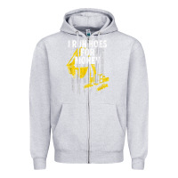 Heather Grey heavy equipment operator i run hoes for money usa flag t shirt Zipper Hoodie - StudioElite