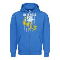 True Royal heavy equipment operator i run hoes for money usa flag t shirt Zipper Hoodie - StudioElite