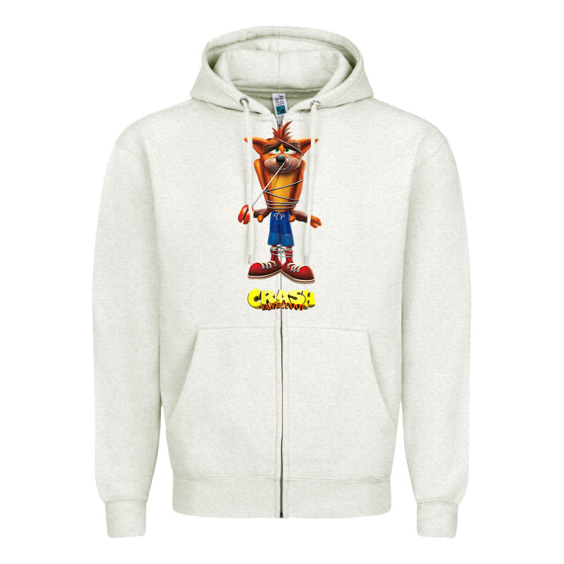 Crash Bandicoot  Yo Yo Zipper Hoodie by StudioElite | Teevron