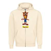 Sandshell Crash Bandicoot  Yo Yo Zipper Hoodie - StudioElite