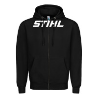 Black stihl Zipper Hoodie - StudioElite