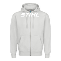 Dove Grey stihl Zipper Hoodie - StudioElite