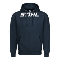 Navy stihl Zipper Hoodie - StudioElite