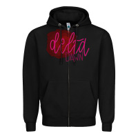 Black Delta Dawn Classic Zipper Hoodie - StudioElite