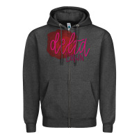Charcoal Heather Delta Dawn Classic Zipper Hoodie - StudioElite