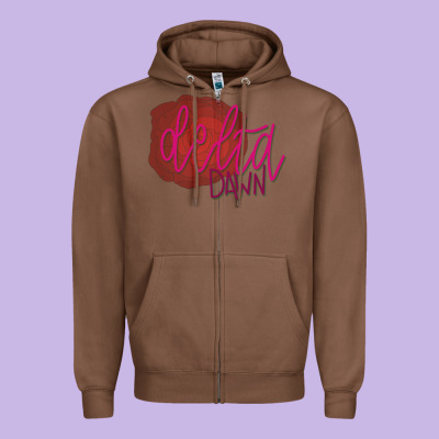 Delta Dawn Classic Zipper Hoodie Designed By Studioelite