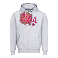 Heather Grey Delta Dawn Classic Zipper Hoodie - StudioElite