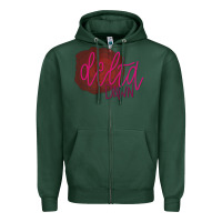 Sports Green Delta Dawn Classic Zipper Hoodie - StudioElite