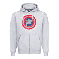 Heather Grey Captain Save-A-Hoe Vintage Funny Retro Zipper Hoodie - StudioElite