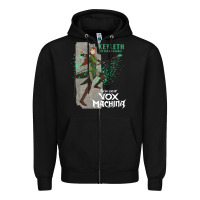 Black the legend of vox machina keyleth long sleeve t sh Zipper Hoodie - StudioElite