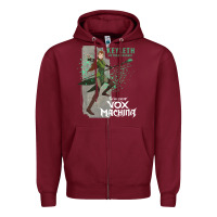 Burgundy the legend of vox machina keyleth long sleeve t sh Zipper Hoodie - StudioElite