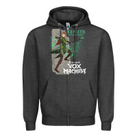 Charcoal Heather the legend of vox machina keyleth long sleeve t sh Zipper Hoodie - StudioElite