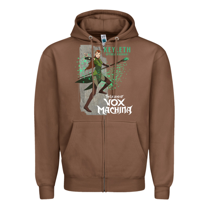 The Legend Of Vox Machina Keyleth Long Sleeve T Sh Zipper Hoodie by StudioElite | Teevron