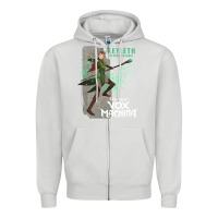 Dove Grey the legend of vox machina keyleth long sleeve t sh Zipper Hoodie - StudioElite