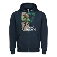 Navy the legend of vox machina keyleth long sleeve t sh Zipper Hoodie - StudioElite