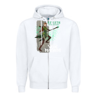 White the legend of vox machina keyleth long sleeve t sh Zipper Hoodie - StudioElite