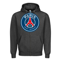Charcoal Heather the-paris-saint-germain-pen Zipper Hoodie - StudioElite