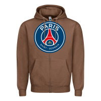 Chestnut the-paris-saint-germain-pen Zipper Hoodie - StudioElite