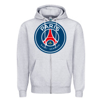 Heather Grey the-paris-saint-germain-pen Zipper Hoodie - StudioElite