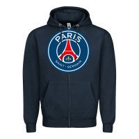 Navy the-paris-saint-germain-pen Zipper Hoodie - StudioElite