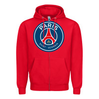 Red the-paris-saint-germain-pen Zipper Hoodie - StudioElite