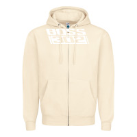 Sandshell boss 302 (white) Zipper Hoodie - StudioElite