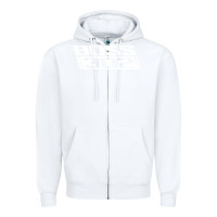 White boss 302 (white) Zipper Hoodie - StudioElite