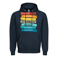 Navy stromedy Zipper Hoodie - StudioElite