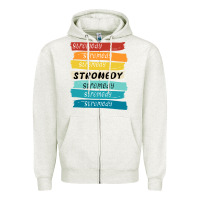 Oatmeal Heather stromedy Zipper Hoodie - StudioElite