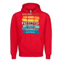 Red stromedy Zipper Hoodie - StudioElite