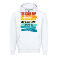 White stromedy Zipper Hoodie - StudioElite