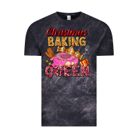 Cloud Black christmas baking queen Vintage Tee - FaDigitalArtStudio