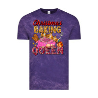 Cloud Purple christmas baking queen Vintage Tee - FaDigitalArtStudio