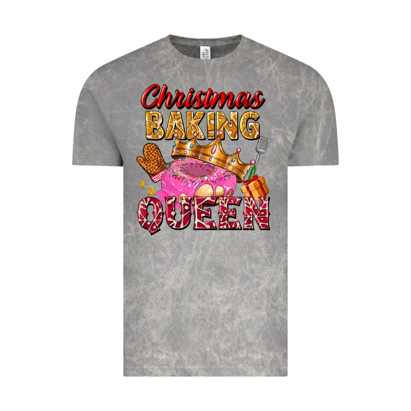 Christmas Baking Queen Vintage Tee by FaDigitalArtStudio | Teevron