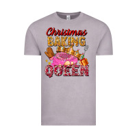 Vintage Zinc christmas baking queen Vintage Tee - FaDigitalArtStudio