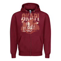 Burgundy okapi t  shirt wildlife okapi lover africa safari zoo animal okapi t Zipper Hoodie - StudioElite