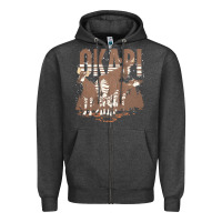 Charcoal Heather okapi t  shirt wildlife okapi lover africa safari zoo animal okapi t Zipper Hoodie - StudioElite