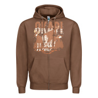 Chestnut okapi t  shirt wildlife okapi lover africa safari zoo animal okapi t Zipper Hoodie - StudioElite