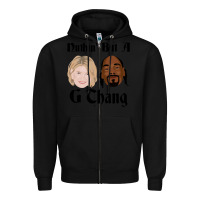 Black Snoop And Martha G Thang Perfect Gift Zipper Hoodie - StudioElite