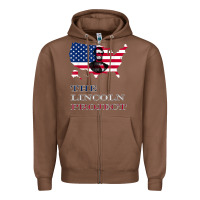 Chestnut the lincoln project save usa abraham lincoln american flag t shirt Zipper Hoodie - StudioElite