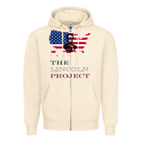 Sandshell the lincoln project save usa abraham lincoln american flag t shirt Zipper Hoodie - StudioElite