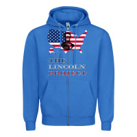 True Royal the lincoln project save usa abraham lincoln american flag t shirt Zipper Hoodie - StudioElite