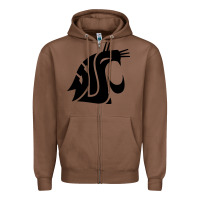 Chestnut washington state cougars football Zipper Hoodie - StudioElite
