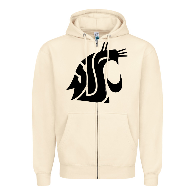 Washington State Cougars Football Zipper Hoodie by StudioElite | Teevron